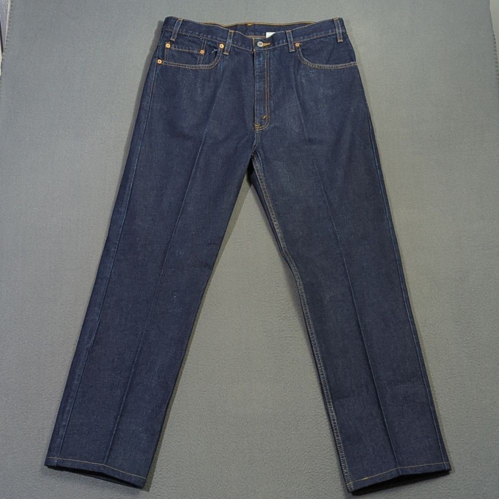 Levi's VTG Jeans Men's 38x32 Fits 36x32 Blue 505 Regular Fit Straight Leg Y2K
